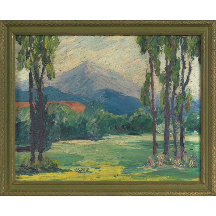 Appraisal: John Howard Asper American - ''California Landscape '' oil on