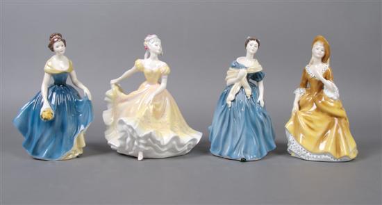 Appraisal: A Group of Royal Doulton Porcelain Figures Height of tallest