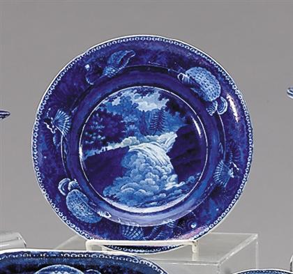 Appraisal: Historical blue transferware small plate enoch wood and sons burslem