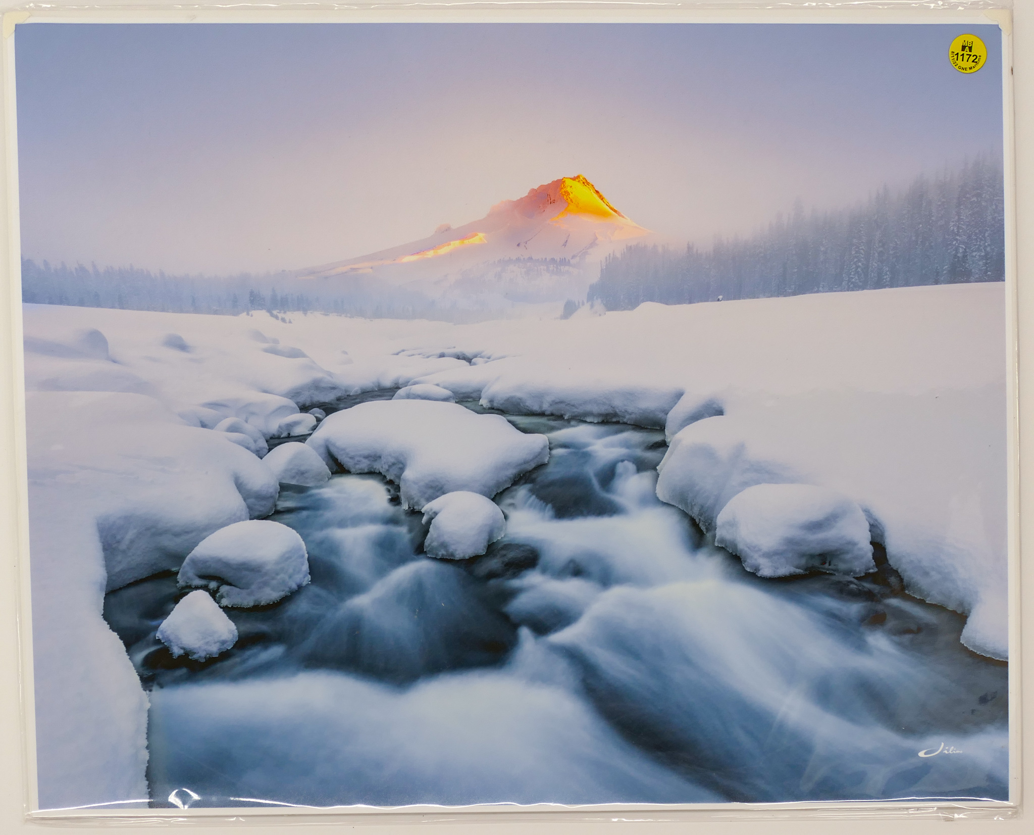 Appraisal: John Qu ''Mt Hood'' Limited Edition Photograph ''x ''