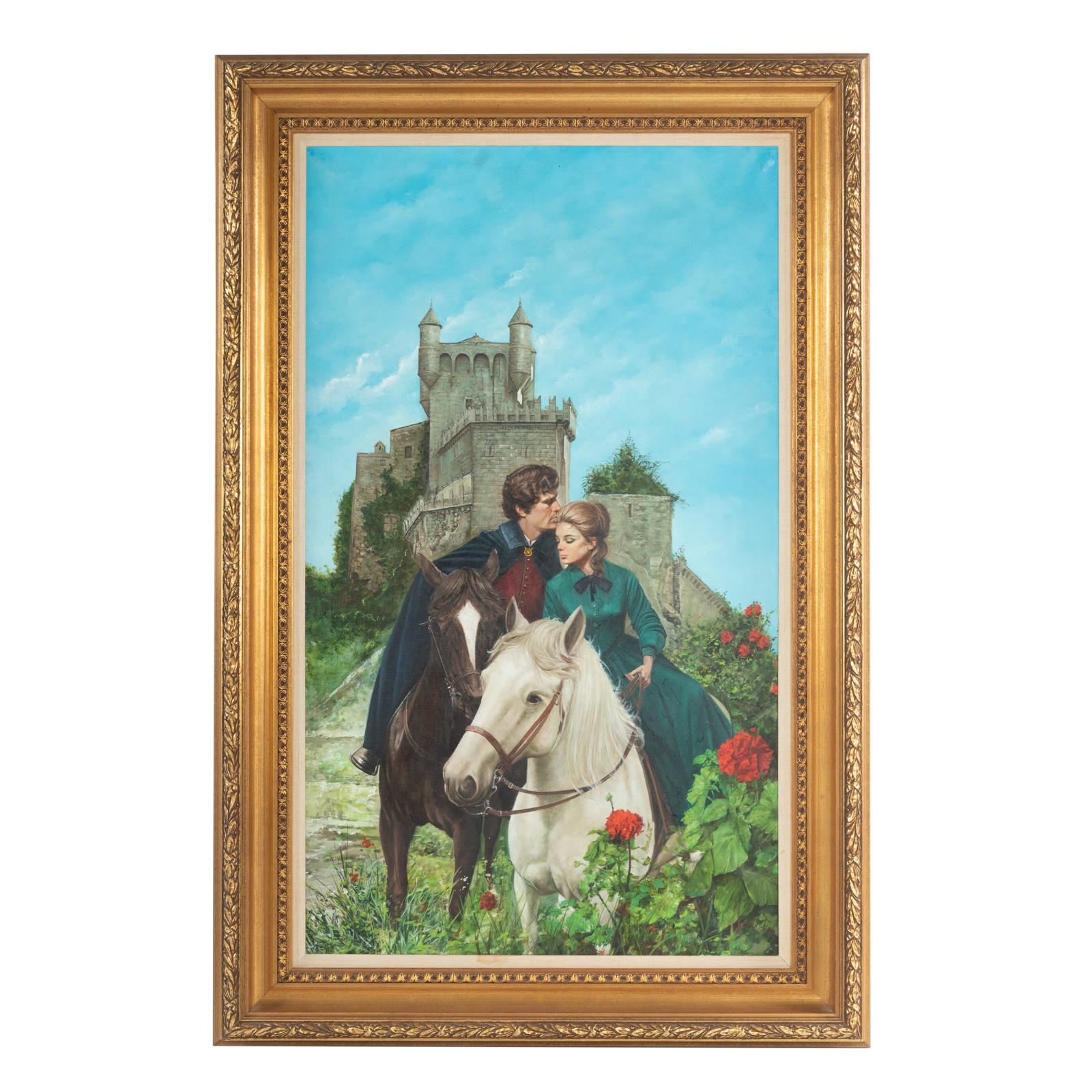 Appraisal: ATTRIB TO LOU MARCHETTI A ROMANTIC RIDE OIL American -