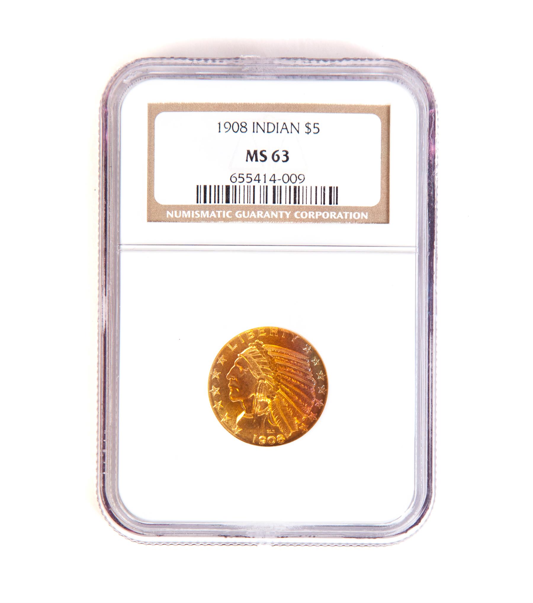 Appraisal: GOLD HALF EAGLE MS NCG -