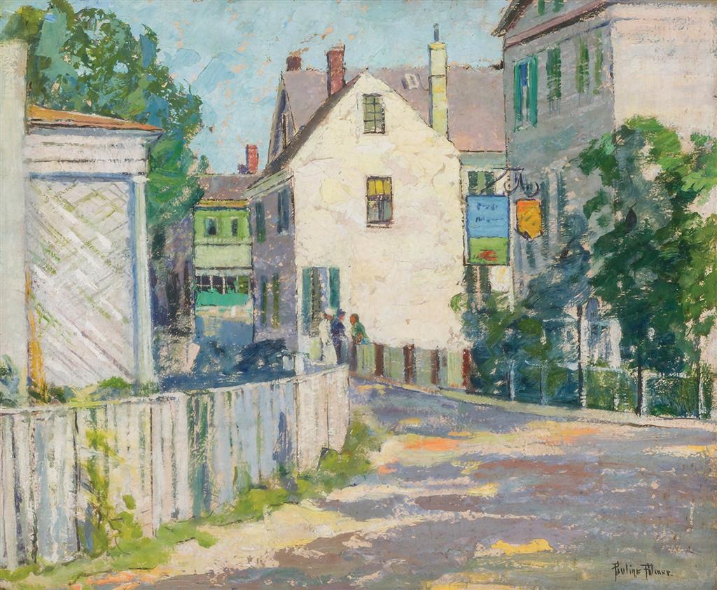 Appraisal: PAULINE LENNARDS PALMER American - Afternoon Sun Provincetown oil on