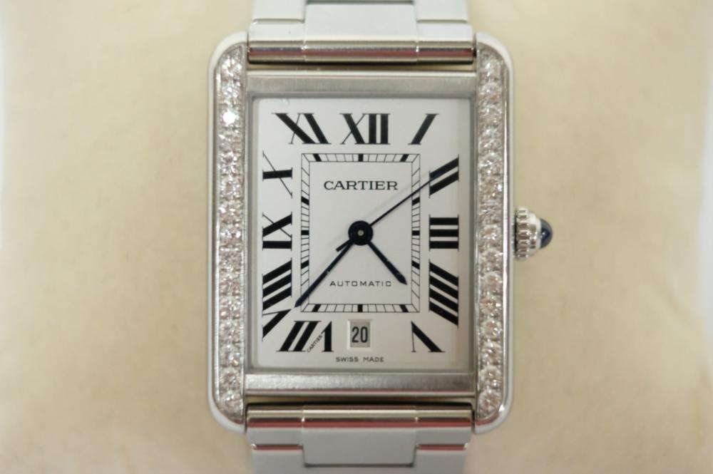 Appraisal: CARTIER TANK SOLO XL W DIAMONDSCartier Tank Solo XL Tank