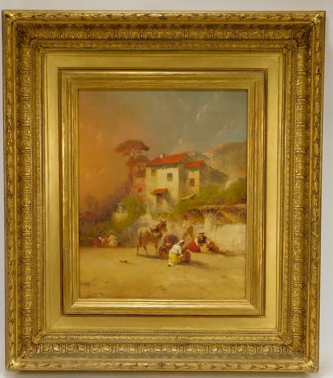 Appraisal: George Washington Nicholson Italian Home Painting George Washington Nicholson Italian