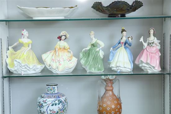 Appraisal: FIVE ROYAL DOULTON FIGURINES ''Ninette'' HN '' h ''Sunday Best''