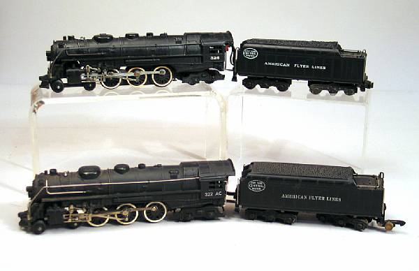 Appraisal: S Gauge American Flyer Locomotives Featuring AC Loco with original