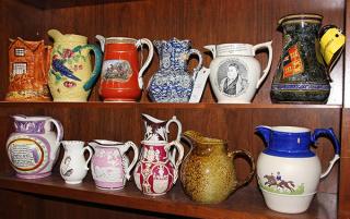 Appraisal: lot of Collection of mostly English pitchers including an Albion