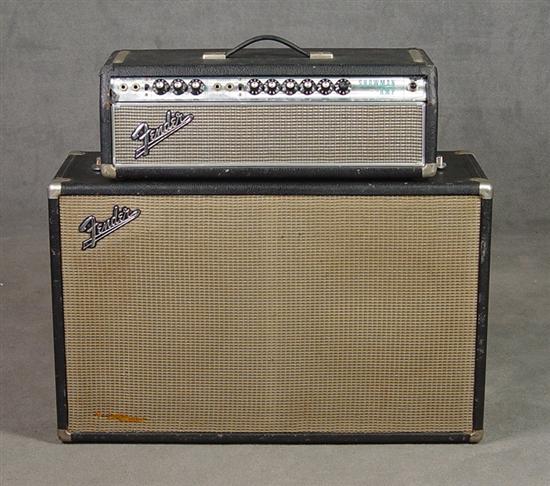 Appraisal: Vintage Fender Showman Amp - Serial A Gold grill in