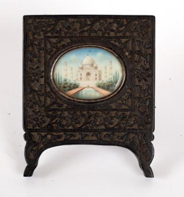 Appraisal: A Company School miniature of the Taj Mahal watercolour on