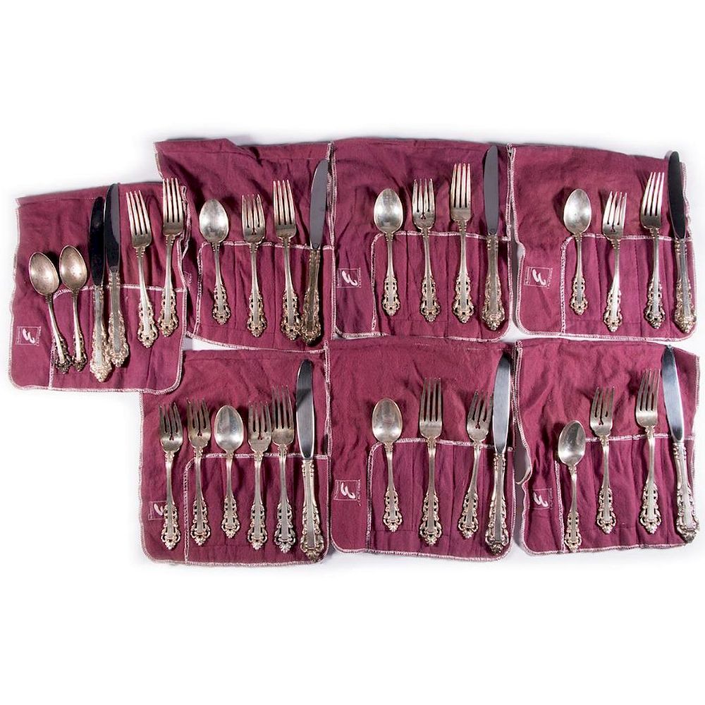 Appraisal: Mid century Gorham Medici Pattern sterling flatware A set of