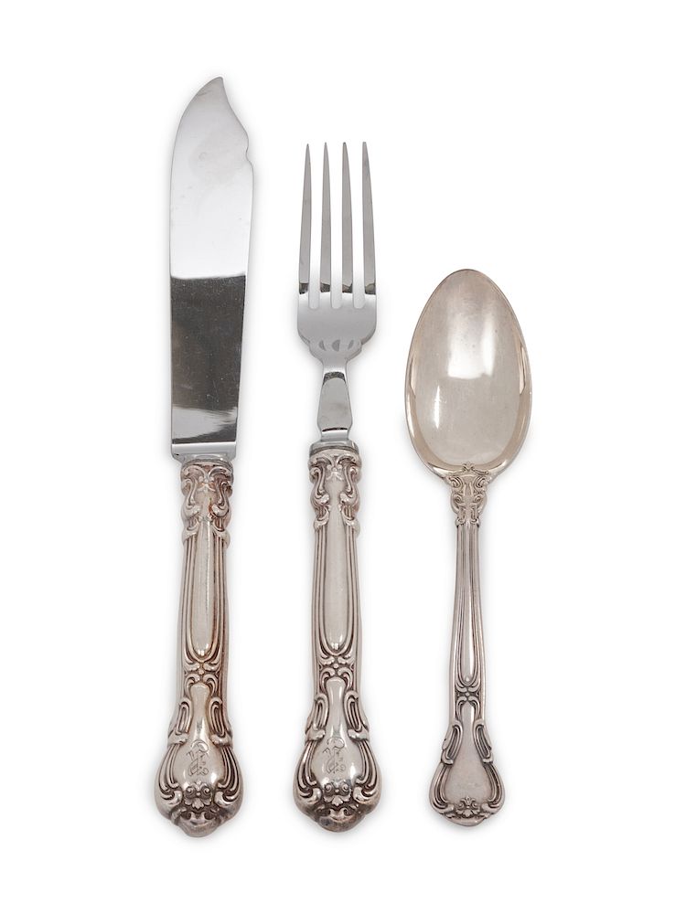 Appraisal: An American Silver Partial Flatware Service Gorham Mfg Co Providence