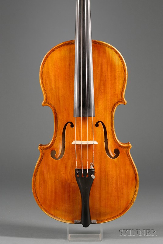 Appraisal: Modern Viola labeled GIUSEPPE VIGNALI length of back in mm