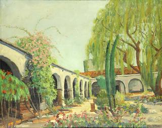 Appraisal: Painting James Merriam James Merriam American - Mission San Juan