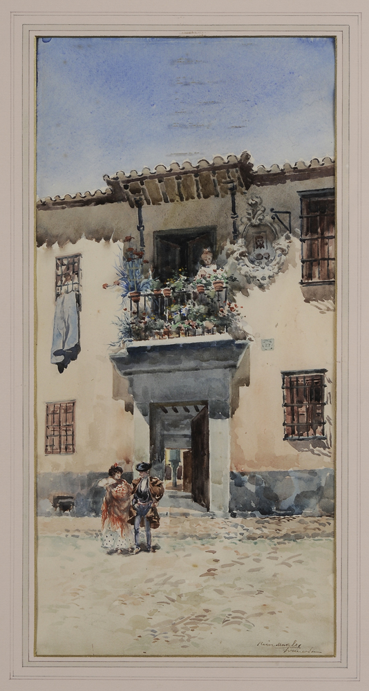 Appraisal: Manuel Ruiz S nchez Morales Spanish - Calle de Albaicen