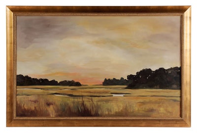 Appraisal: Janet Powers Georgia th century Distant Sunset signed lower left