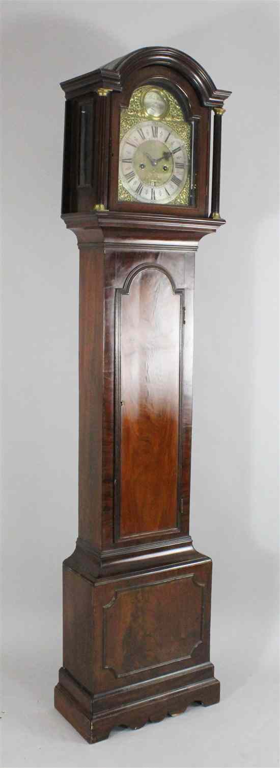 Appraisal: A George III mahogany eight day longcase clock the inch