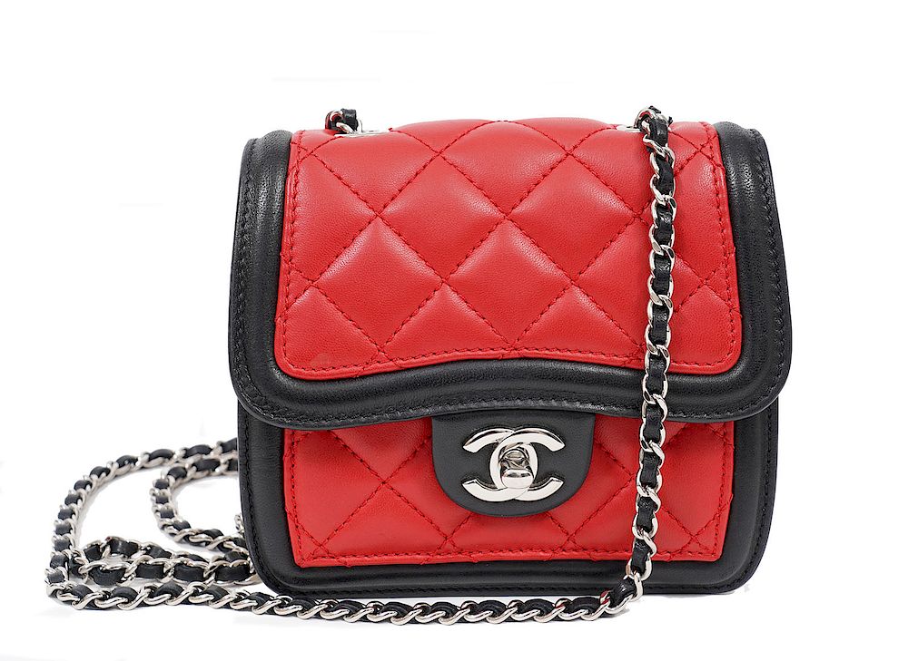 Appraisal: Chanel Tri-Color Mini Crossbody Bag Chanel Tri-Color Mini Crossbody Bag