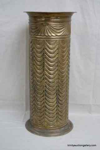 Appraisal: Vintage Brass Umbrella Stand - EnglandThis is a nice vintage