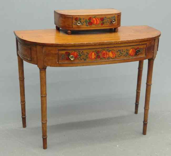 Appraisal: Early painted serving table '' W '' D '' Ht