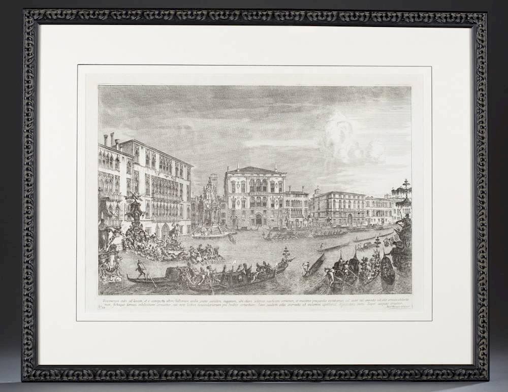 Appraisal: Michele Marieschi etchings of Magnificentiores Marieschi Michele Italy - c