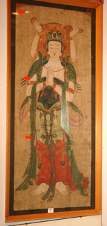 Appraisal: GOUAHCE CHINESE FIGURE OF A FOUR ARM GUAN YIN