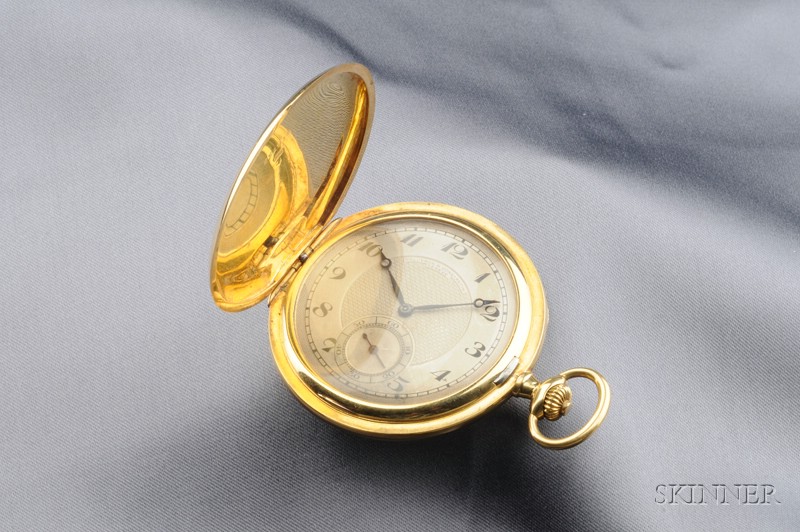 Appraisal: kt Gold Hunting Case Pocket Watch Vacheron Constantin the silvertone