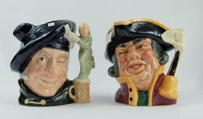 Appraisal: Royal Doulton Large Character Jugs Town Crier D and Tom