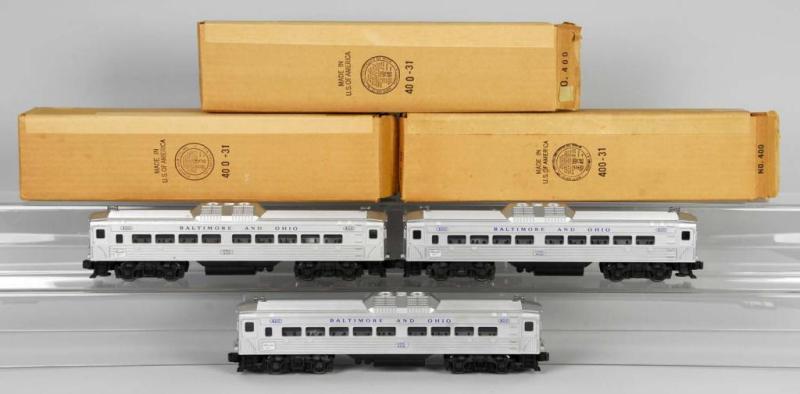 Appraisal: Lot of Lionel O-Gauge No Budd Cars Description American Post-war