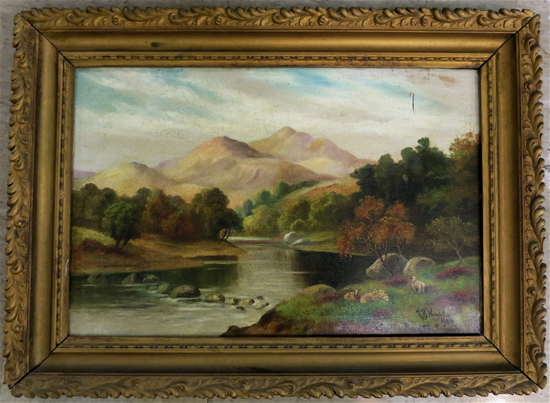 Appraisal: K B WRIGHT OIL ON CANVAS United Kingdom th th