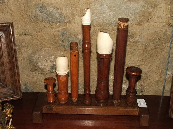 Appraisal: THREE IVORY MOUNTED RECORDERS two signed Dolmetsch and one signed