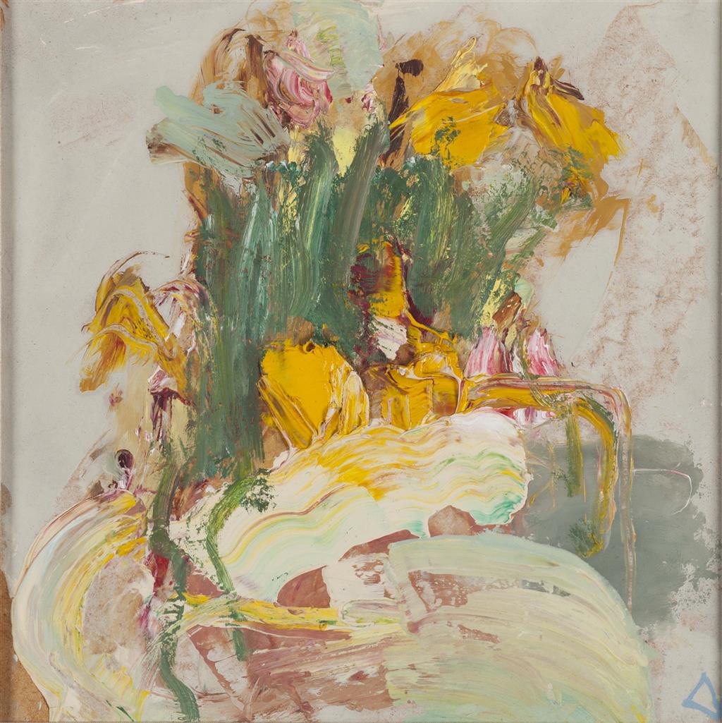 Appraisal: LILLIAN NEILSON SCOTTISH - STILL LIFE WITH YELLOW FLOWERS Oil