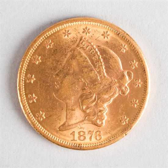 Appraisal: United States Coronet gold double eagle MS- Estimate - Coin