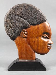 Appraisal: Sculpture Bust of an African American Boy American or African