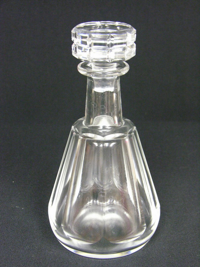 Appraisal: BACCARET DECANTER This decanter is signed on the base and