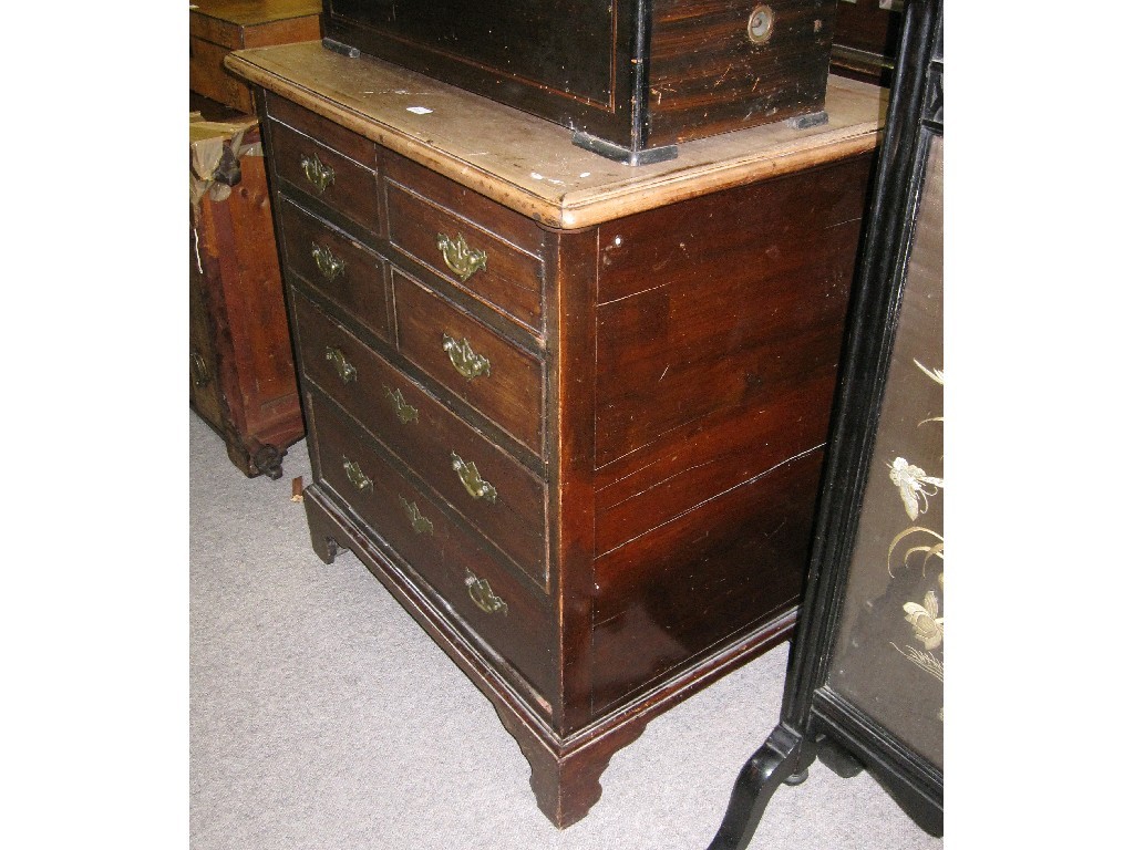 Appraisal: Small mahogany four drawer chest