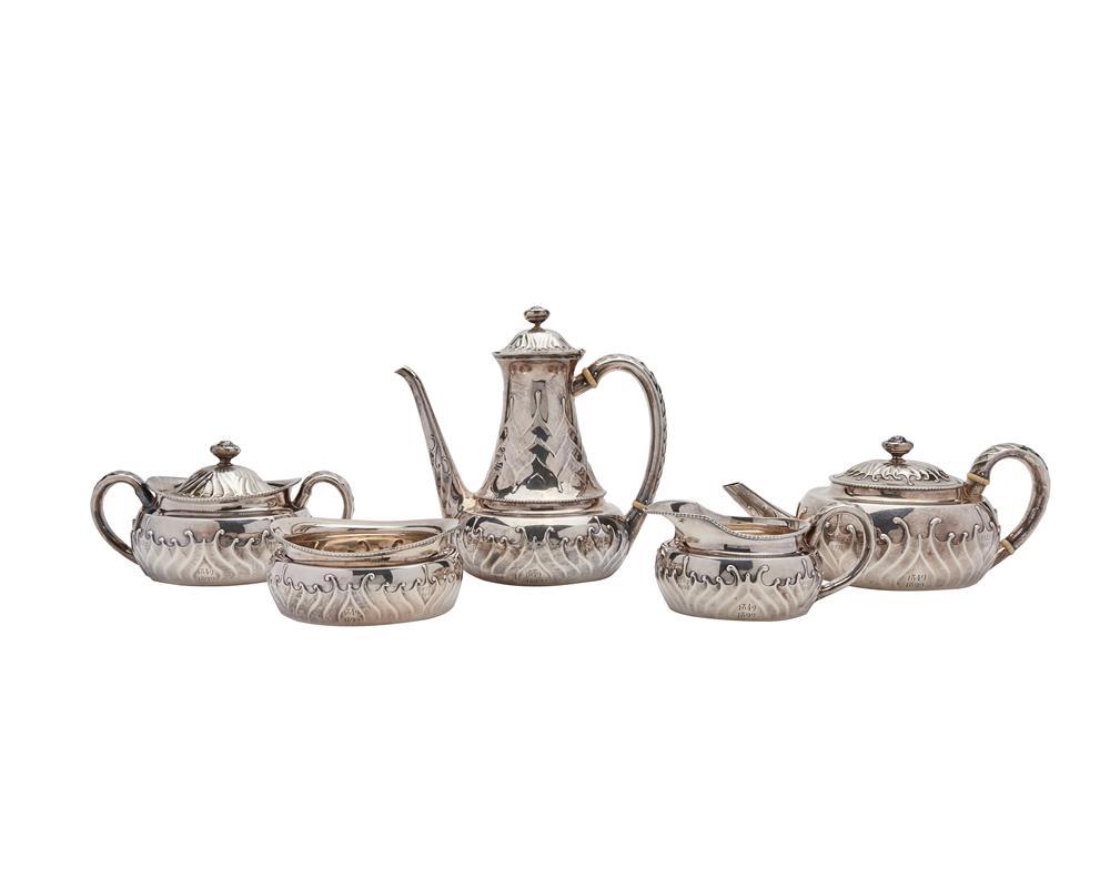 Appraisal: TIFFANY CO Five Piece Silver Coffee and Tea Service in