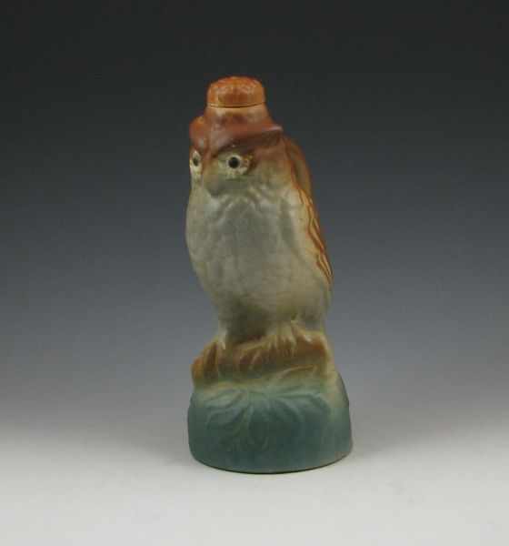 Appraisal: Brush McCoy owl pitcher with lid and matte finish Marked