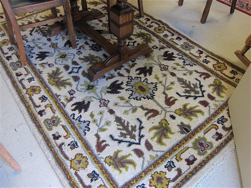 Appraisal: HAND KNOTTED ORIENTAL CARPET Indo-Persian tribal ' x '