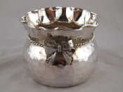 Appraisal: A Greek silver bowl marked in the form of a