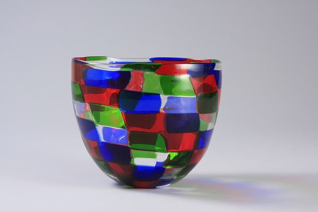 Appraisal: Patchwork bowl Unsigned H D S