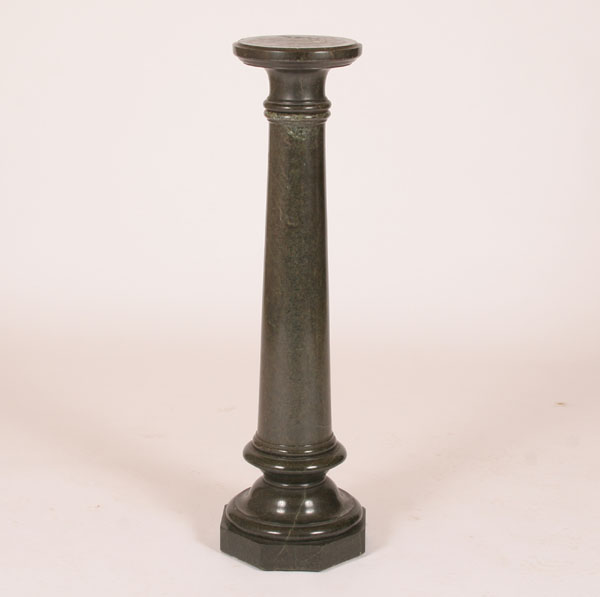 Appraisal: Marble pedestal H