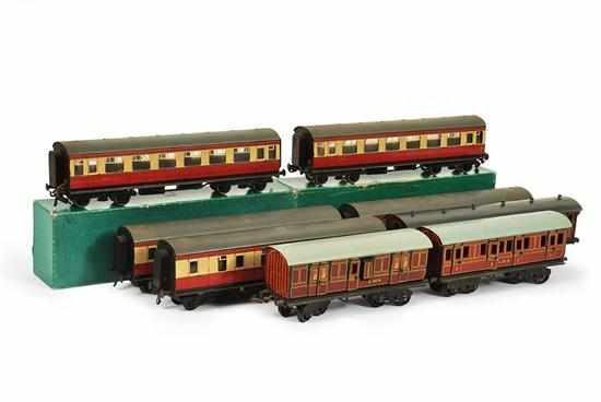 Appraisal: COLLECTION OF BASSETT-LOWKE ROLLING STOCK INCLUDING X BOXED BLOOD AND