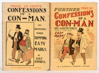 Appraisal: Jeffreys Curt Confessions of a Con-Man Further Confessions Chicago M