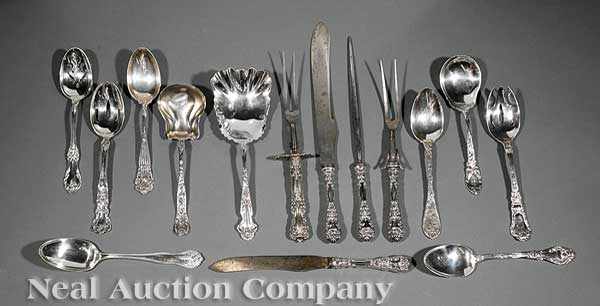 Appraisal: A Group of American Victorian Sterling Silver Serving Pieces various