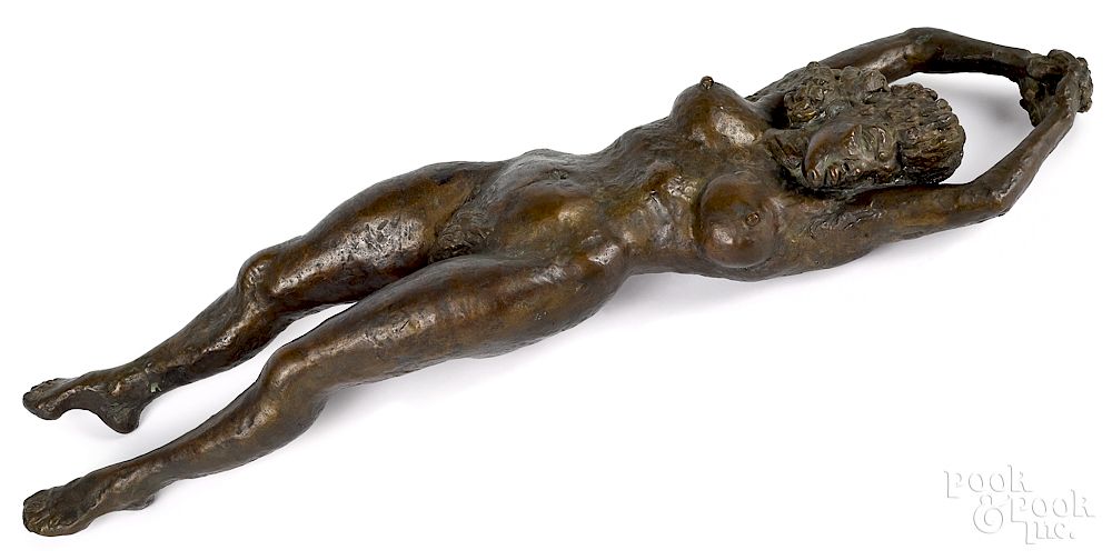 Appraisal: Sir Jacob Epstein bronze nude Betty Peters Sir Jacob Epstein