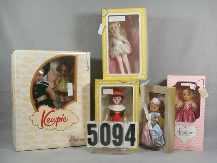 Appraisal: Effanbee Boxed dolls Patsyette sleeping beauty Pinocchio tinkerbell sleeping beauty