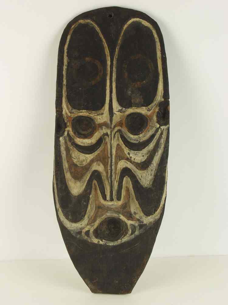 Appraisal: NEW GUINEA TRIBAL MASK - Papuan Paddle Head Lintel Mask