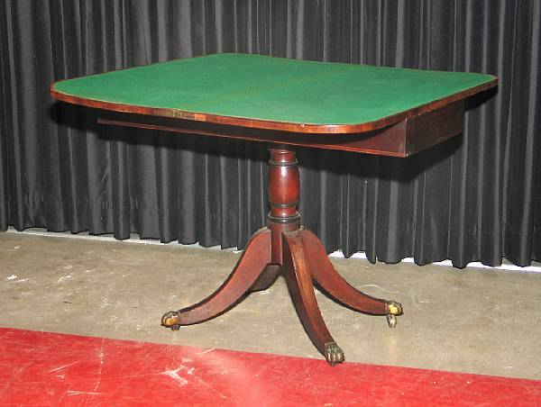 Appraisal: A Regency inlaid mahogany games table first quarter th century