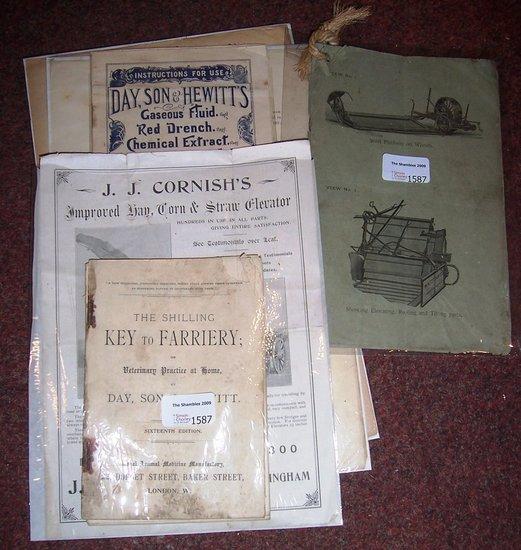 Appraisal: Cornish J S Improved Hay Corn and Straw Elevator advertisement